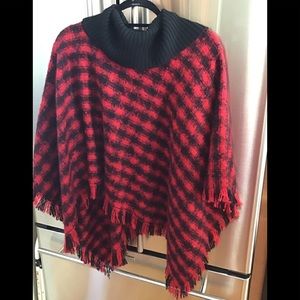 Talbots poncho Nwot